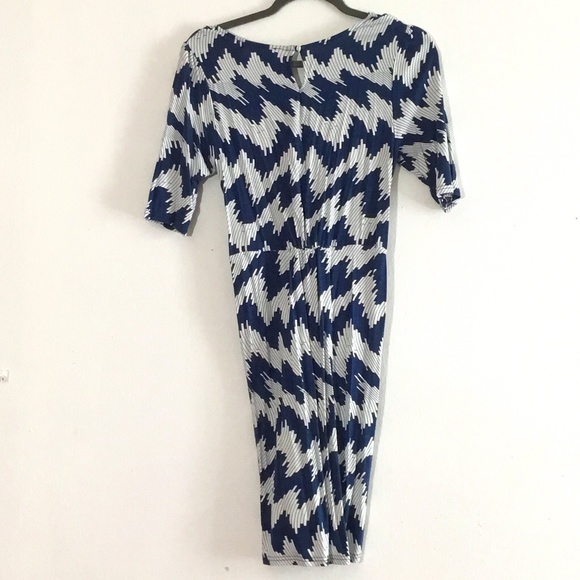 MODCLOTH BLUE AND WHITE DRESS - Picture 2 of 9